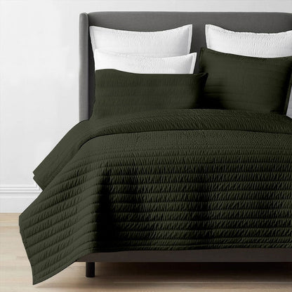 Channel stitch - Pure Cotton Sateen Quilt Sets-0